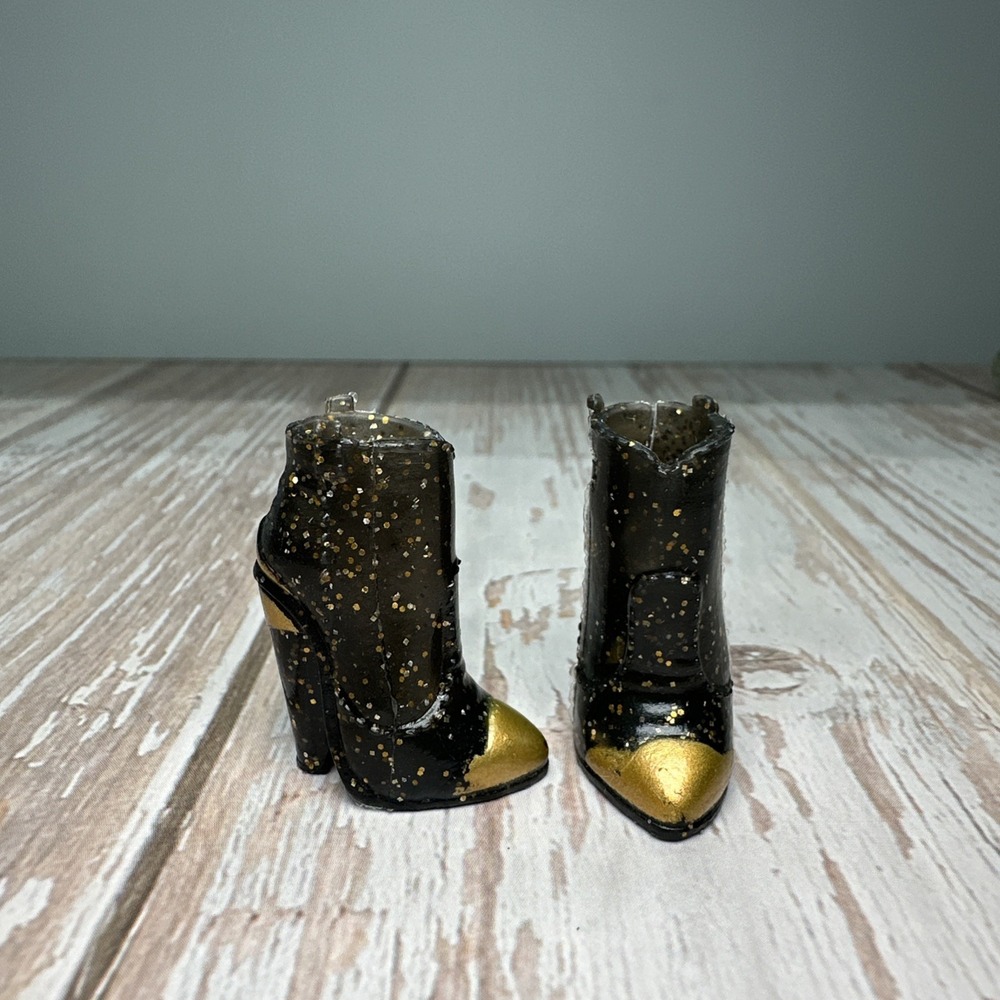 Lol Surprise Omg Doll Shoes Shoe Royal Queen Bee Sparkle Boots Black Gold Bootie